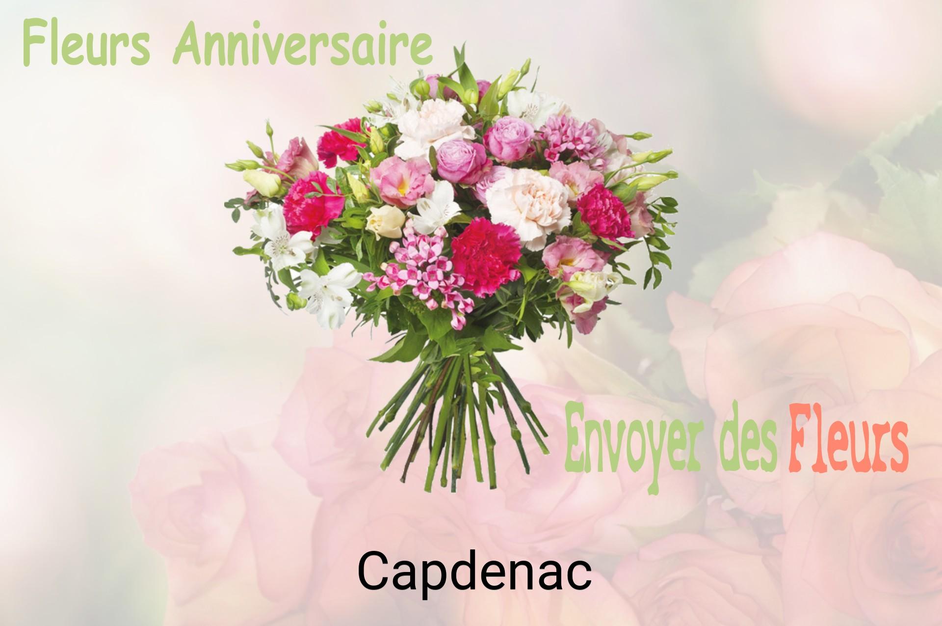 Bouquet de fleurs d’anniversaire livré à Capdenac