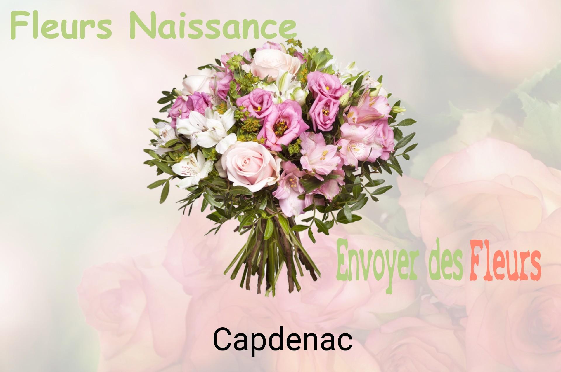 Bouquet de fleurs de naissance livré à Capdenac